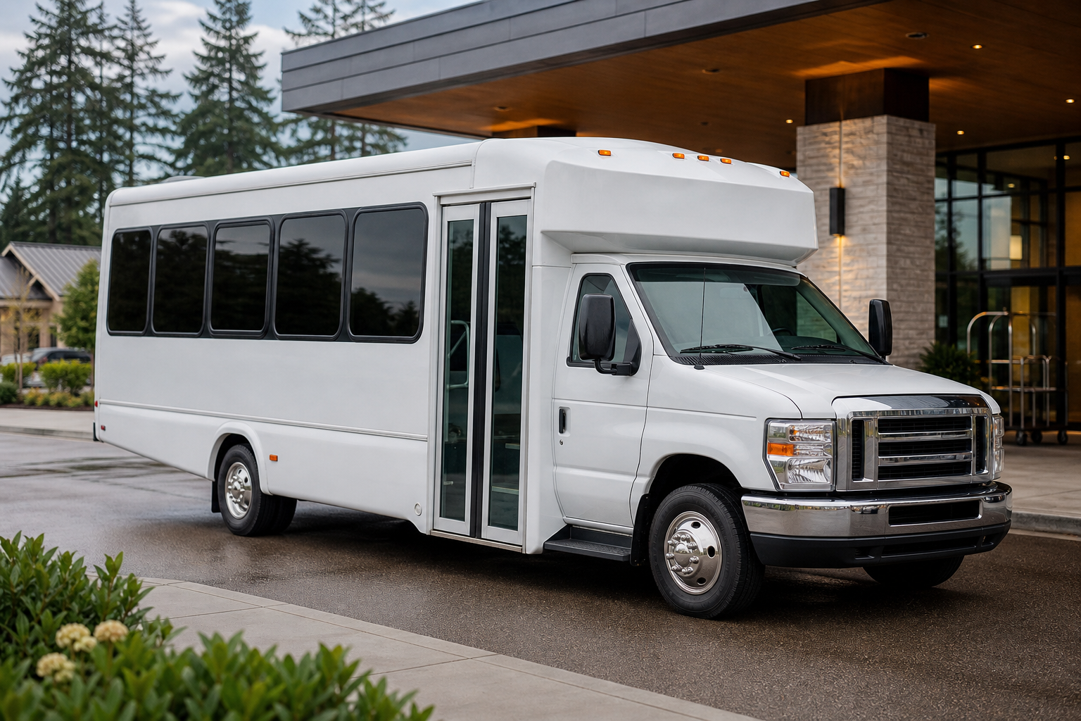 Executive Shuttle Bus fleet option