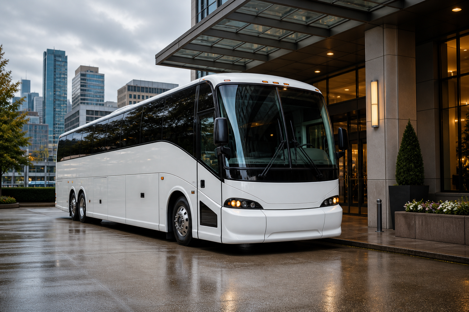 Luxury Charter Bus Seattle transportation service